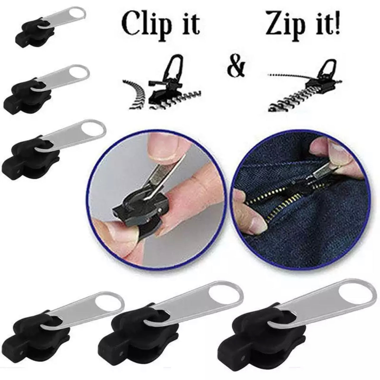 How to fix broken zipper slider 